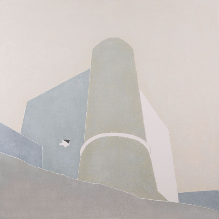 Gmünd Alte Burg I / 2019, Acryl auf Canvas 70 x 70 cm