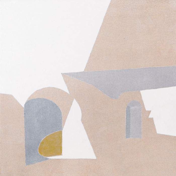 Gmünd Untere Hintere Gasse A / 2019, Acryl auf Canvas 50 x 50 cm